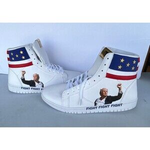 Trump FIGHT FIGHT FIGHT High-Top Sneakers Size 13 Men’s IN STOCK